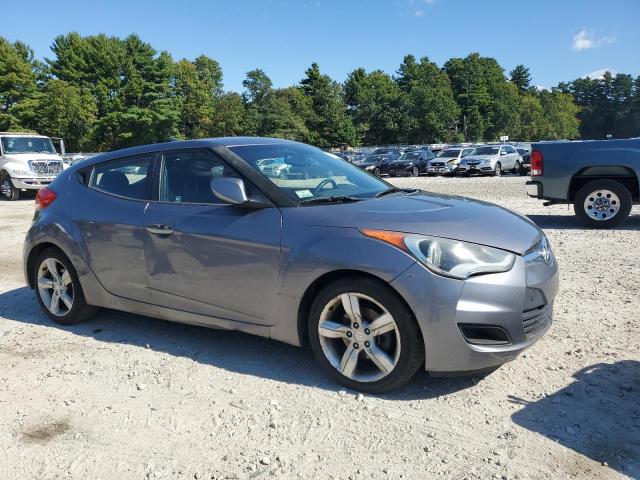 KMHTC6AD1EU185146 - 2014 HYUNDAI VELOSTER GRAY photo 4