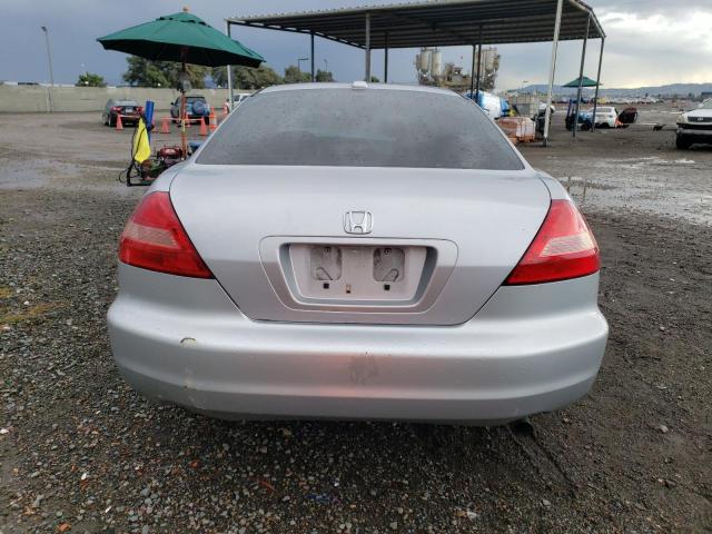 1HGCM72625A000094 - 2005 HONDA ACCORD EX SILVER photo 6