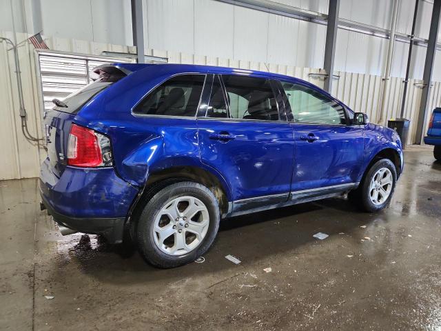 2FMDK4JC1DBC12482 - 2013 FORD EDGE SEL Blau Foto 3