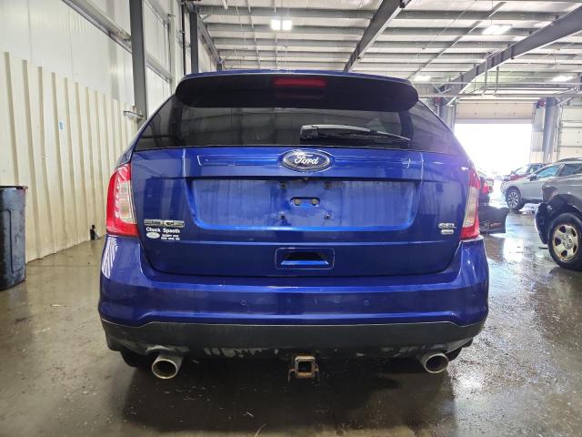 2FMDK4JC1DBC12482 - 2013 FORD EDGE SEL Blau Foto 6
