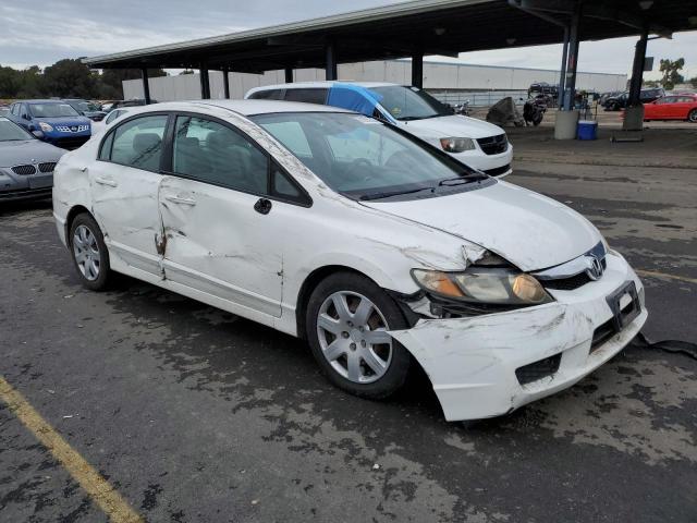 2HGFA16599H348325 - 2009 HONDA CIVIC LX WHITE photo 4