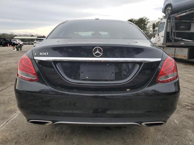 55SWF4JB6FU078792 - 2015 MERCEDES-BENZ C 300 BLACK photo 6