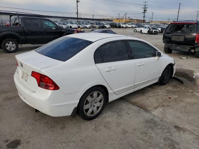 2HGFA165X8H339566 - 2008 HONDA CIVIC LX WHITE photo 3