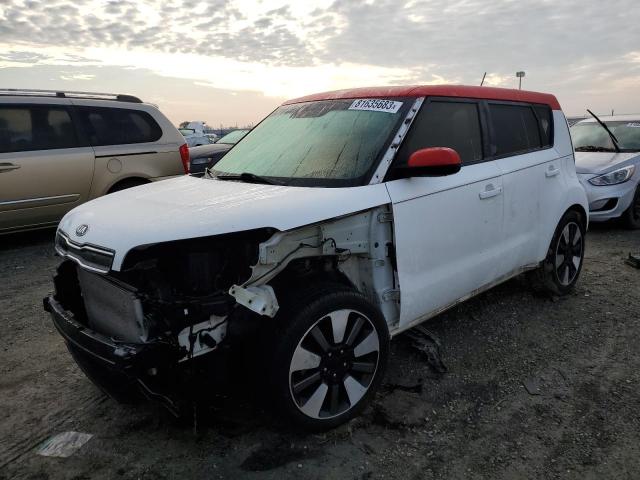 KNDJP3A54K7668406 - 2019 KIA SOUL + WHITE photo 1