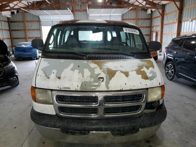 2B5WB35Y92K109605 - 2002 DODGE RAM WAGON B3500 WHITE photo 5