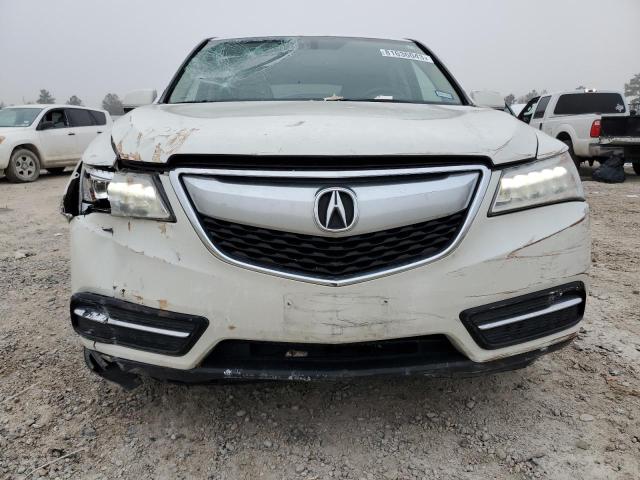 5FRYD3H26FB010040 - 2015 ACURA MDX WHITE photo 5