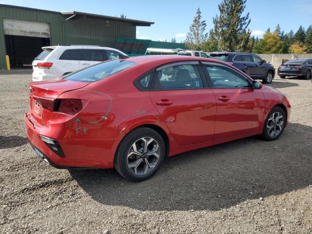 3KPF24AD3ME342231 - 2021 KIA FORTE FE RED photo 3