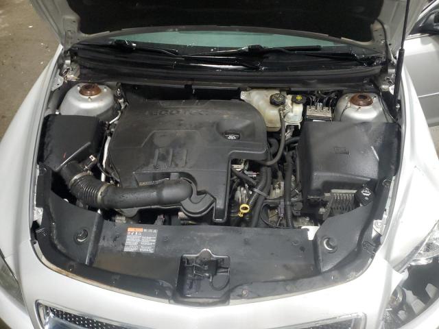 1G1ZC5EU6CF259643 - 2012 CHEVROLET MALIBU 1LT ვერცხლისფერი ფოტო 11