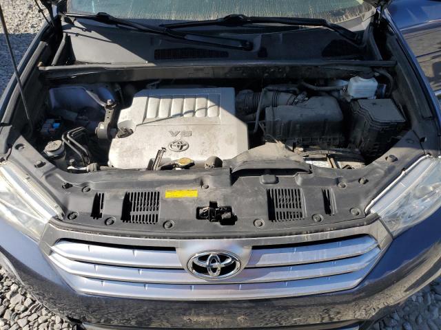 5TDBK3EH9CS162665 - 2012 TOYOTA HIGHLANDER BASE Синий фото 12