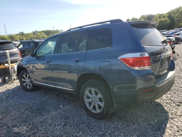 5TDBK3EH9CS162665 - 2012 TOYOTA HIGHLANDER BASE Синий фото 2