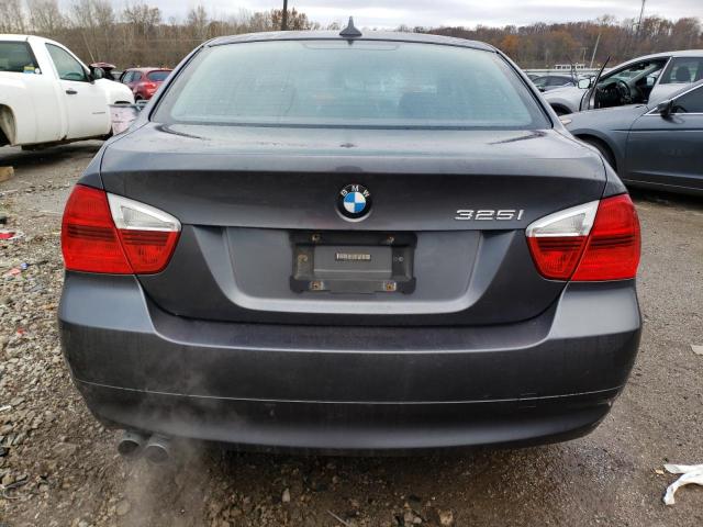 WBAVB17556NK35588 - 2006 BMW 325 I AUTOMATIC GRAY photo 6