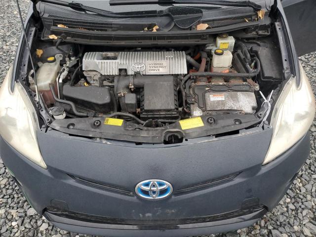 JTDKN3DU6C5449022 - 2012 TOYOTA PRIUS GRAY photo 11