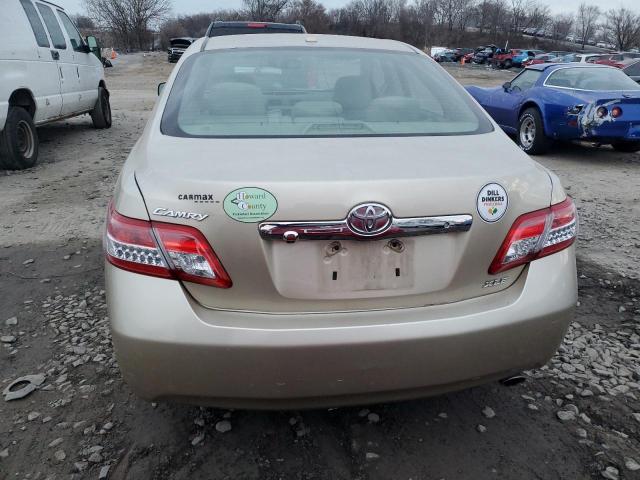 4T4BF3EK5BR149830 - 2011 TOYOTA CAMRY BASE GOLD photo 6