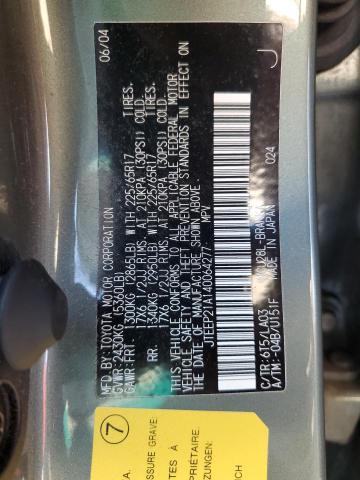 JTEEP21A140064277 - 2004 TOYOTA HIGHLANDER Grün Foto 13