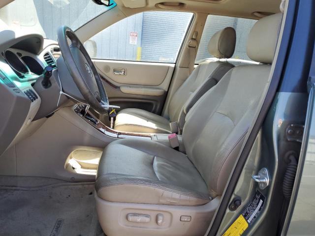 JTEEP21A140064277 - 2004 TOYOTA HIGHLANDER Grün Foto 7