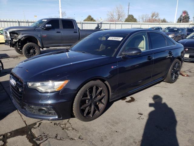 WAUHGAFC8EN007968 - 2014 AUDI A6 PRESTIGE შავი ფოტო 1