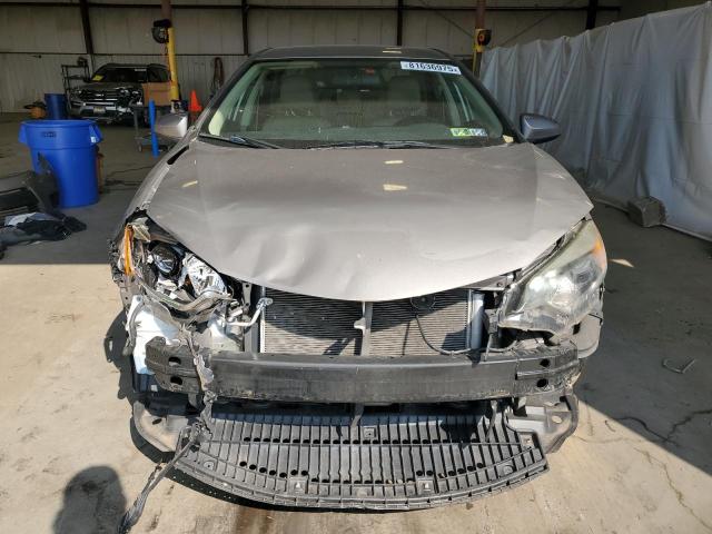 2T1BURHEXGC657275 - 2016 TOYOTA COROLLA L GRAY photo 5