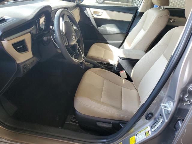 2T1BURHEXGC657275 - 2016 TOYOTA COROLLA L GRAY photo 7