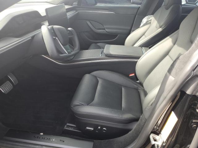 5YJSA1E53NF487803 - 2022 TESLA MODEL S BLACK photo 7