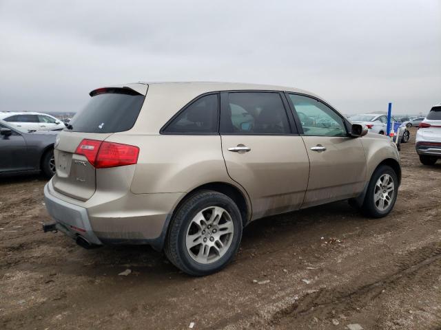 2HNYD28238H503418 - 2008 ACURA MDX TAN photo 3