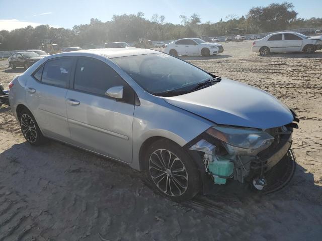 2T1BURHEXFC309457 - 2015 TOYOTA COROLLA L SILVER photo 4