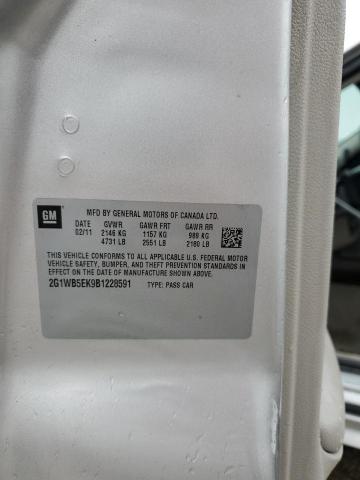 2G1WB5EK9B1228591 - 2011 CHEVROLET IMPALA LT SILVER photo 12