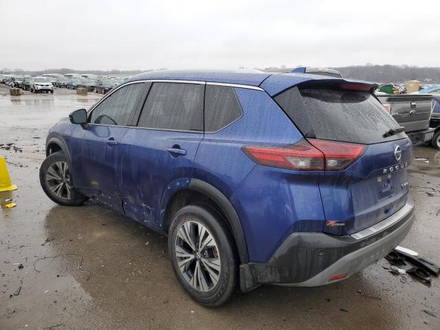 JN8AT3BB4MW228005 - 2021 NISSAN ROGUE SV BLUE photo 2