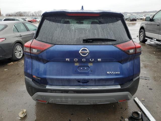 JN8AT3BB4MW228005 - 2021 NISSAN ROGUE SV BLUE photo 6