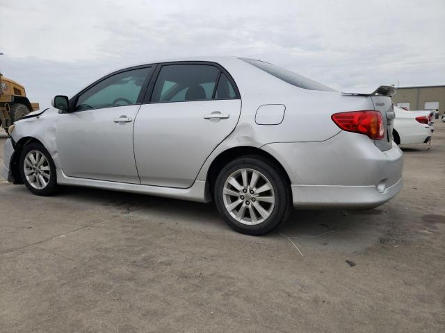 2T1BU4EE4AC504633 - 2010 TOYOTA COROLLA BASE SILVER photo 2