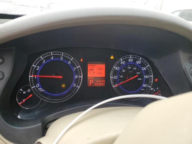 JNKAJ09E38M302756 - 2008 INFINITI EX35 BASE Սև լուսանկար 9