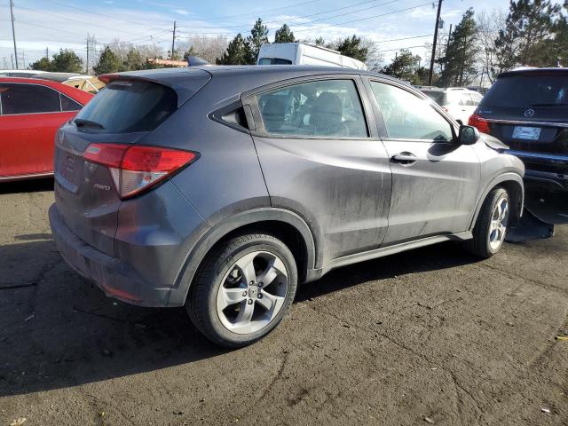 3CZRU6H33KG709897 - 2019 HONDA HR-V LX GRAY photo 3