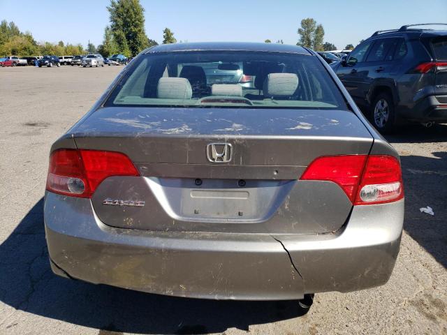 1HGFA16546L139377 - 2006 HONDA CIVIC LX ნაცრისფერი ფოტო 6