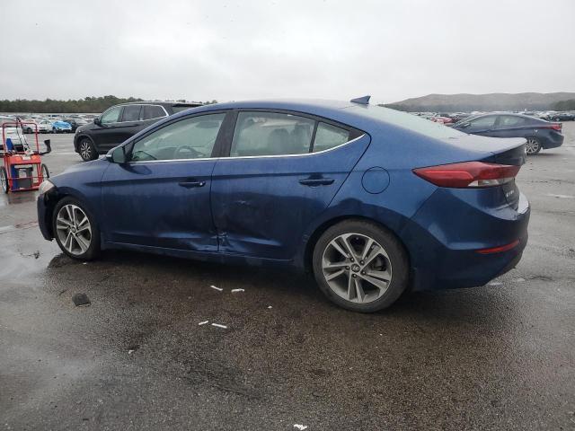 5NPD84LF0JH275938 - 2018 HYUNDAI ELANTRA SEL BLUE photo 2