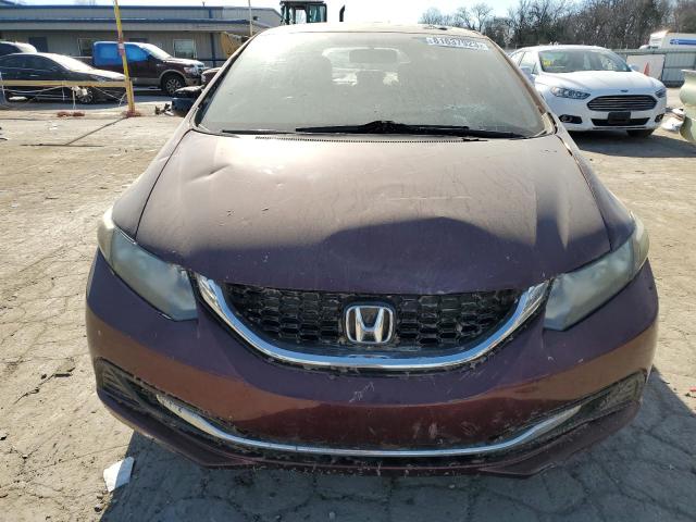 19XFB2F82DE226597 - 2013 HONDA CIVIC EX MAROON photo 5