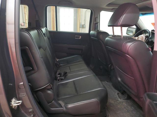 5FNYF4H55CB001398 - 2012 HONDA PILOT EXL BLUE photo 10