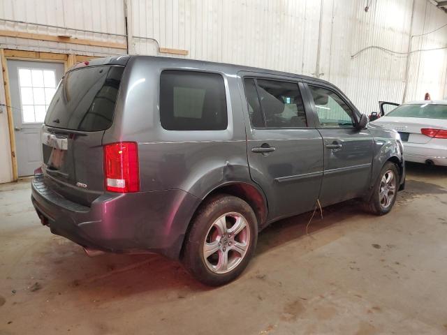 5FNYF4H55CB001398 - 2012 HONDA PILOT EXL BLUE photo 3