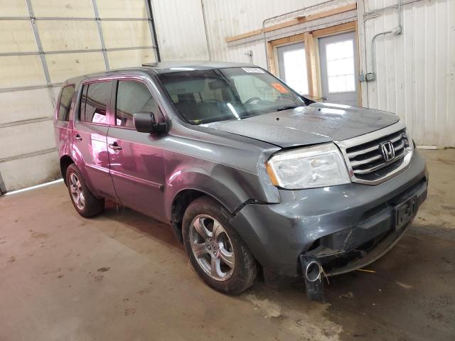 5FNYF4H55CB001398 - 2012 HONDA PILOT EXL BLUE photo 4