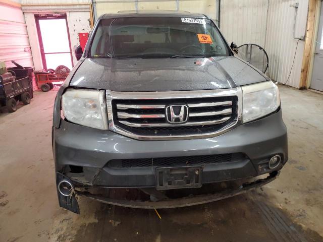 5FNYF4H55CB001398 - 2012 HONDA PILOT EXL BLUE photo 5