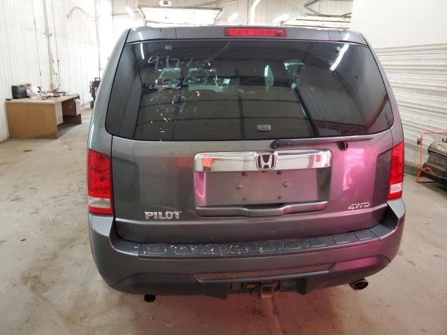 5FNYF4H55CB001398 - 2012 HONDA PILOT EXL BLUE photo 6