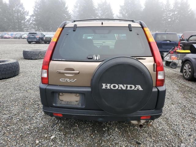 JHLRD78873C047076 - 2003 HONDA CR-V EX BEIGE photo 6