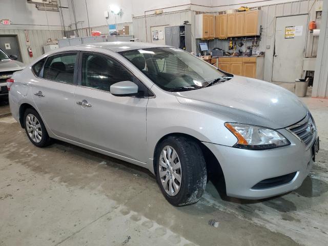 1N4AB7APXEN854741 - 2014 NISSAN SENTRA S SILVER photo 4