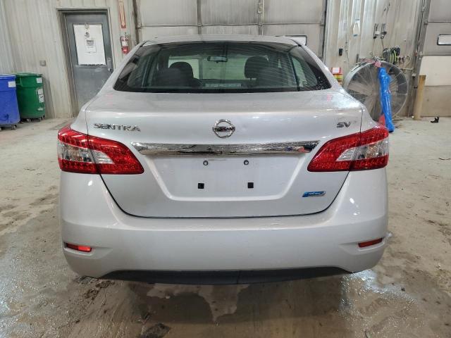 1N4AB7APXEN854741 - 2014 NISSAN SENTRA S SILVER photo 6