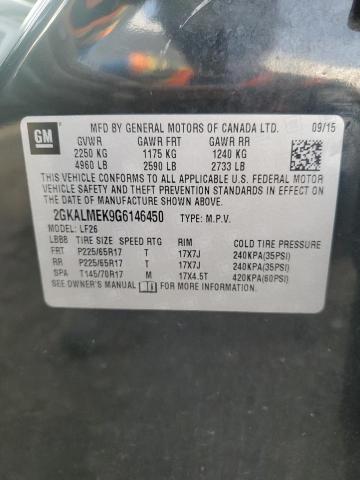 2GKALMEK9G6146450 - 2016 GMC TERRAIN SLE 黑色 照片 13