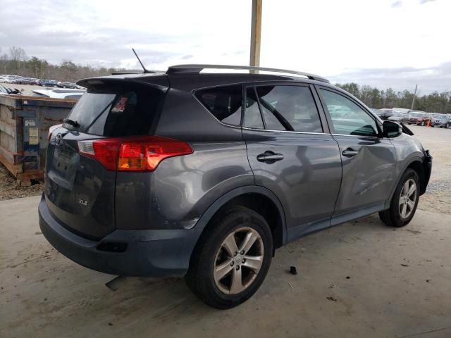 2T3WFREV2EW104218 - 2014 TOYOTA RAV4 XLE CHARCOAL photo 3