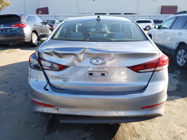 5NPD74LF2HH076323 - 2017 HYUNDAI ELANTRA SE SILVER photo 6