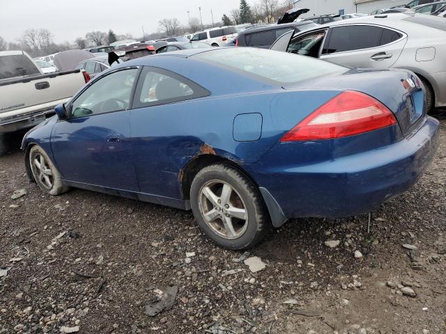 1HGCM72544A021616 - 2004 HONDA ACCORD EX BLUE photo 2