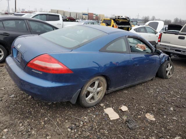 1HGCM72544A021616 - 2004 HONDA ACCORD EX BLUE photo 3