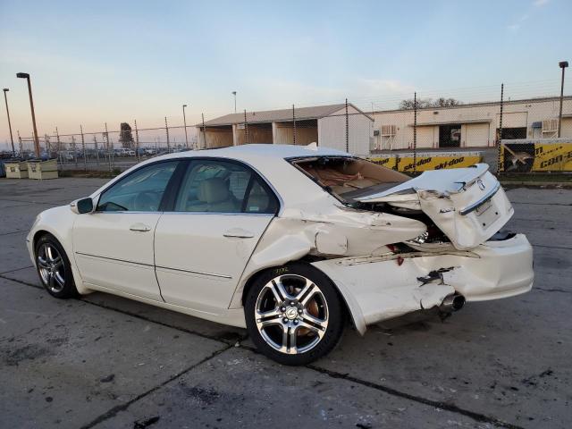 JH4KB16565C005767 - 2005 ACURA RL WHITE photo 2