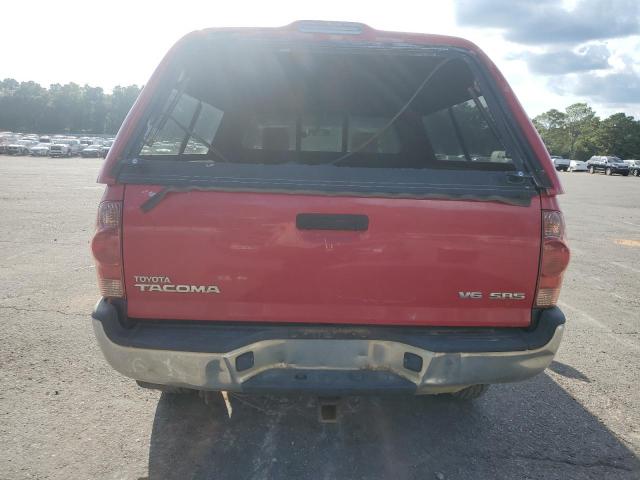 5TEUU42NX8Z502449 - 2008 TOYOTA TACOMA ACCESS CAB RED photo 6