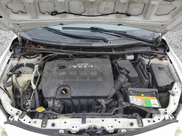 1NXBU4EEXAZ282193 - 2010 TOYOTA COROLLA BASE თეთრი ფოტო 11
